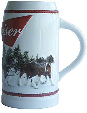 Budweiser Boelter Brands Holiday Stein, 880 ml, 880 ml, 2016 weiß