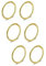 6er Nasenpiercing Nasenring Fake Nasen Hoop Ring 22G 20G 18G 16G 6/8/10/12mm Chirurgenstahl Piercing Schmuck