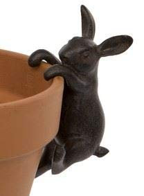 London Ornaments Hare Pot Hanger flower pot decoration