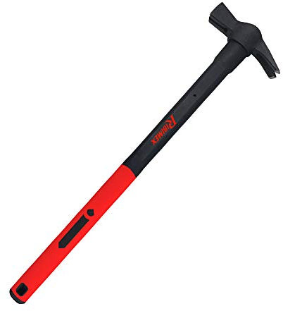 Ribimex PROJTMC03ML Carpenter Hammer 300 gr Length 50 cm Fiber, Verde e Nero