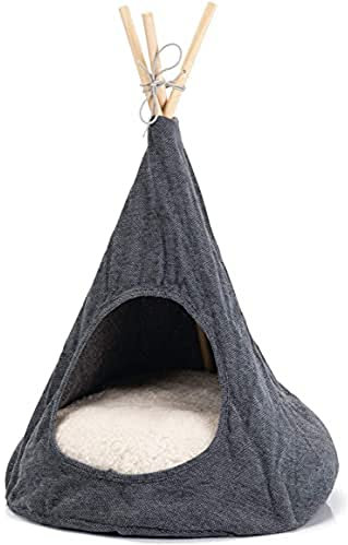 Karlie Katzenzelt Tipi L: 50 cm B: 50 cm H: 70 cm blau