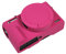 Silicone Gel Camera Case For Canon PowerShot G7x Mark iii Protective Rubber Soft Camera Cover Bag Magenta