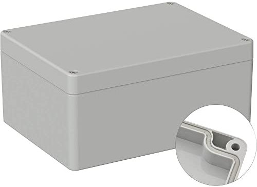 TRU COMPONENTS TC-9065532 Outdoor-Gehäuse 160 x 120 x 75 Polycarbonat Lichtgrau (RAL 7035) 1 St.