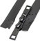 YaHoGa 150 cm Cerniera impermeabile a 2 vie, divisibile, #5, colore nero