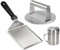 HULISEN Smashed Burger Kit, Stainless Steel Burger Press, Grill Spatula and Spice Dredge Shaker - Burger Smasher Griddle Accessories Kit for Flat Top Griddle Grill Cooking, Gift Package