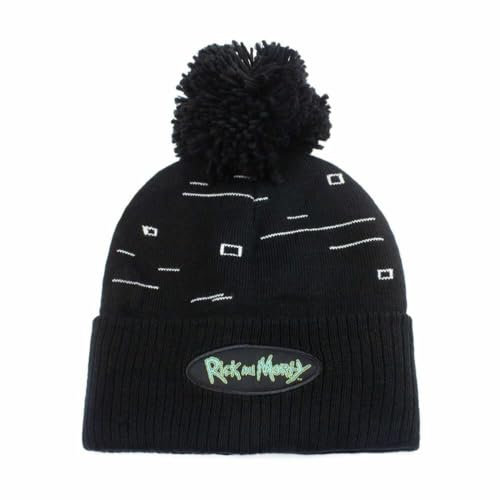 Heroes Inc. Rick and Morty - Pixel Print (Beanie Pom) One Size