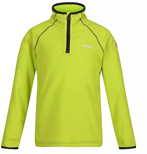Regatta Unisex-Kinder-Loco-Fleecejacke mit halbem Reißverschluss und recyceltem Stoff, perfekt für Spaziergänge, Outdoor-Aktivitäten und den täglichen Gebrauch