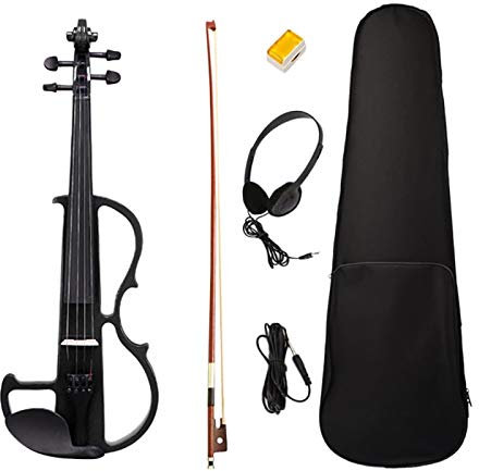 FASE Violino Elettrico 4/4 per Principianti - Set Introduttivo Silenzioso