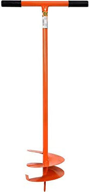 YATO Flo Tarière manuelle de tailles : Ø 110 140 200 230 mm, pour charges extrêmement élevées, acier massif, grande vis sans fin, poignées antidérapantes, idéal pour poteaux de clôture, plantes,