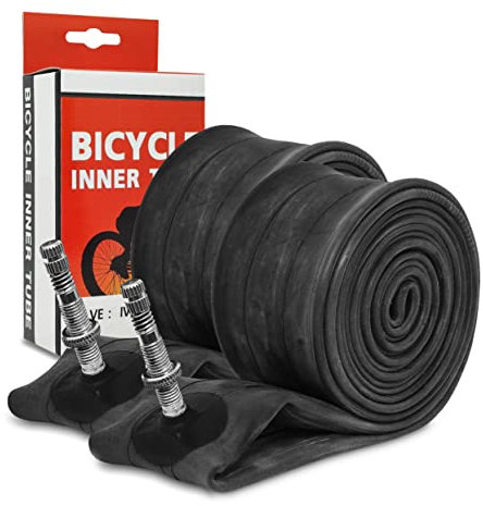 Coppia Camere d'aria 700x25/28/32 (28 5/8 1/8) per bicicletta Valvola Italia Regina 40mm 2 Camere per bici Italiana 28 pollici City Bike Olanda Unisex 28''