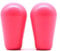 Arcity 2 Stück Arcade Joystick Oval Bat Top Topper Knauf Ball Top Griff Knauf American Type Style Pink und Pink für Zippy SANWA SEIMITSU Arcade1up Maschinenkonsole Schrank