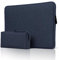 jooeer Housse Ordinateur Portable 11 Pouces Compatible avec 11-12 Chromebook Tablette, Imperméable Pochette de Protection PC avec Sac à Accessoires pour Femme Homme, Bleu Marine