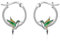 Kolibri Ohrringe Creolen für Damen 925 Sterling Silber Tier Mädchen Ohrringe Schmuck Geschenke für Mädchen (Kolibri)