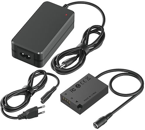 CITYORK ACK-E17 Adaptateur Secteur DR-E17, Kit de Batterie factice de Rechange Compatible avec Les appareils Photo pour Canon LP-E17, EOS M3, EOS M5, EOS M6, EOS M6 Mark II