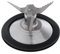 Tiuimk Repuesto de cuchilla de hielo de acero inoxidable premium para licuadoras Braun 4184 MX2000 y MX2050