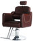 Haarschneide-Salonstuhl, Friseursalon-Stuhl, abklappbar, spezieller Friseur-Lounge-Stuhl für Friseursalon, Friseurstuhl (braun)