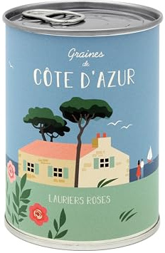 Mauvaises Graines© - Kit de Graines de Lauriers Roses à Semer - Idée Cadeau Original Femme Homme Amis Famille Anniversaire Collegue Fêtes - Ultra Simple à Utiliser - 100% Fabriqué en France