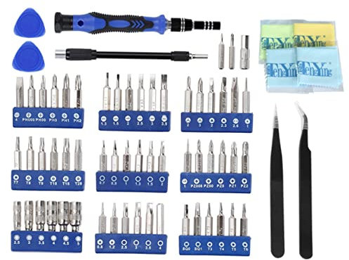 Veemoon Schraubendrehersatz Mit Aufbewahrungsbox Kugelgelenk Rutschfestem Griff Aus Aluminium -bohradapter Pinzetten Für Telefon Laptop Tablet Kamera Brillen Spielkonsole