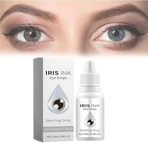 Zakdavi Irisink Pro Eye Drops,Eye Color Changing Eye Drops,Irisink Eye Drops,Fancy Drops Change Your Eye Color,Change Eye Color Drops,Natural Eye Drops,Lighten & Brighten Your Eye Color (Grey)