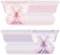 Newtay 50 Stück Papier-Tischsets mit Schmetterlingen, Einweg-Tischsets, rosa und violett, Schmetterling-Tischmatten für Babyparty, Hochzeit, Geburtstag, Küche, Esstischdekoration