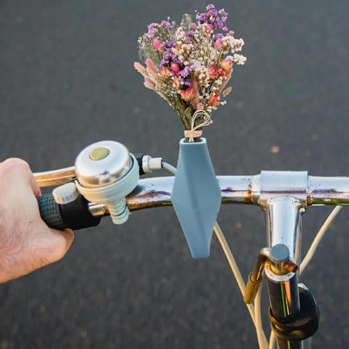 Fahrrad Blumenvase Für Lenker, Fahrrad Deko Für Frauen Und Mädchen, Romantische Silikon Vase Für Bicycle Lenkerzubehör, Geschenke Für Radfahrer