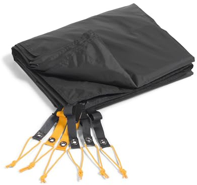 THE NORTH FACE Wawona 4 Footprint - Water Repellent Ground Cover for 4-Person Camping Tent, Asphalt Grey, One Size