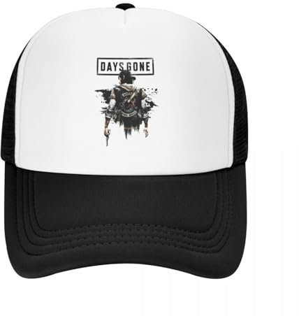 ZTQTQZZ Atmungsaktiv Mesh Baseballmütze Sporthut Days Gone Game Vintage Baseball Kappe Luxus Wild Ball Hut Baseball Männer Frauen