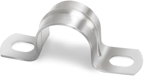 12 Pezzi Morsetti per Tubi,Jyeelen Ø 35 mm Collari Per Tubi acciaio inox 304 U Fascetta Stringitubo per fissare condutture, cavi, gasdotti e tubi di drenaggio