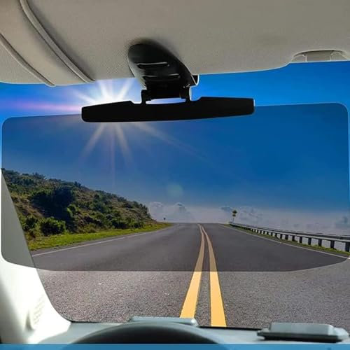Car Sun Visor Extension With Polarized Glare Protection for Protecting Eyes and Reducing Eyestrain - Improving Driving Safety