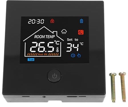 Programmable Smart Thermostat, WiFi Smart Thermostat with 511 Weekly Scheduling Battery Powered for Home HVAC Energy Management