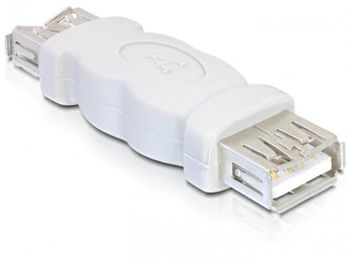 DeLOCK Adaptador Gender Changer USB-A Hembra - USB-A Hembra