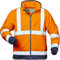 Warn-Fleecejacke BenediktGr. M, orange-marine 