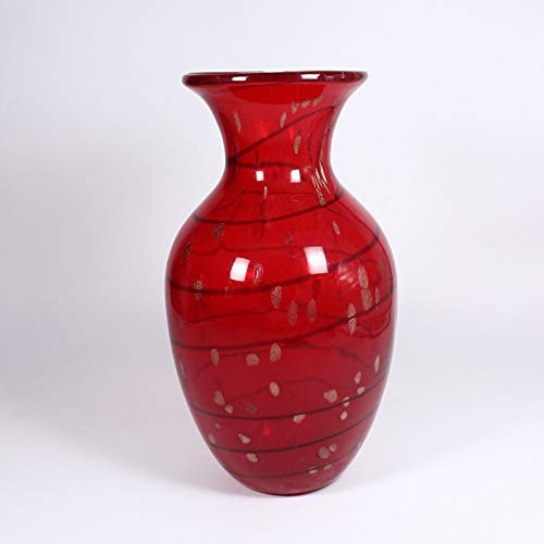 CRISTALICA Glasvase Blumenvase Dekoration Samoa Exotica 30,5cm