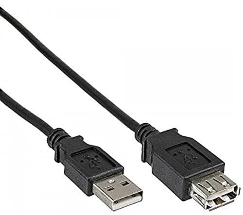 DeLock Kabel USB 2.0 A Stecker > USB 2.0 A Buchse Verlängerung 0, 5m Schwarz
