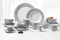 Flirt by R&B Geschirr-Serie Doppio grau Material Jumbotassen-Set 12 TLG. Doppio grau