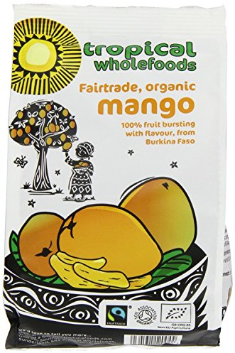 Tropical Wholefoods Org Mango Fairtrade 100g X 6 (Pack of 6)