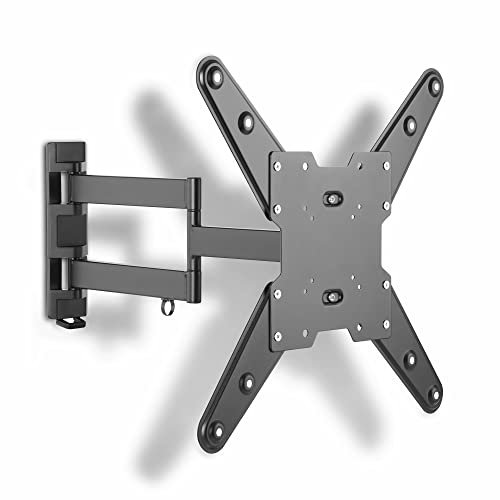 Xantron® PRO-FM400 Wandhalterung Fernseher Schwenkbar Neigbar Drehbar / 23-55 Zoll TV Halterung/TV Wandhalterung flach/Fernseher Schwenkarm mit ultraflachem Wandabstand - inkl. Montagematerial