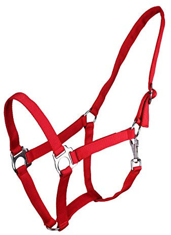 ARBO-INOX® Halfter mit Schiebeschnalle Stallhalfter Basic (Shetty, rot)