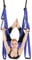 Tihebeyan Große Lufttrapez Hängematte mit Kugellager Ultra Strong Sling Swing für Yoga Pilates Body Stretching Aerial Dance(Lila)