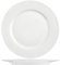H&H Juego de 12 Platos de Postre New Bone China 20 cm – Porcelana Fina Blanca, Diseño Elegante para Fruta, Dulces y Entrantes – Apto para Lavavajillas y Microondas