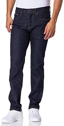 Tommy Hilfiger Herren Jeans Hose Core Straight Denton mit Stretch, Blau (Ohio Rinse), 36W/34L