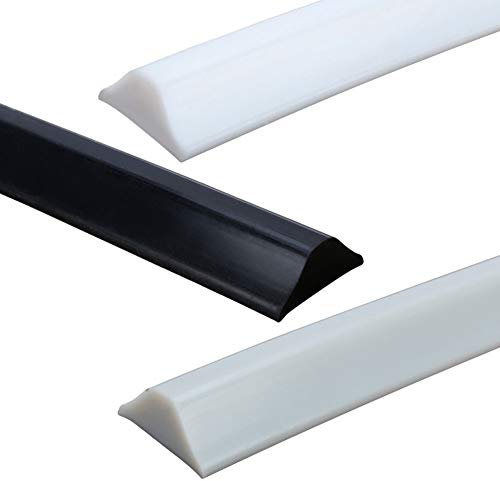 ZHXQ Joint Douche，Bande imperméable Pliable de Silicone，Barrière d'eau，obturateur de Barrage d'eau de seuil de Douche，barrière Anti-inondation，adhésif étanche Soundproof，50-150 Barrière d'eau