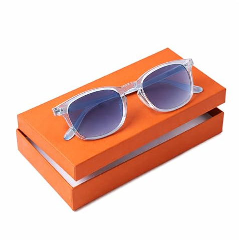 SILAC – Sonnenbrille mit Sehstärke für Damen & Herren – Modell Sol Cristal 7551 – Transparent Grau – Getönte Gläser – UV400 Schutz – Flexbügel – Kategorie 3 – +1,75 Dioptrie