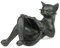 Moritz Dekofigur Figur Katze 14x7,5 cm Kater Brille Buch Leseratte Geschenk Dekoration
