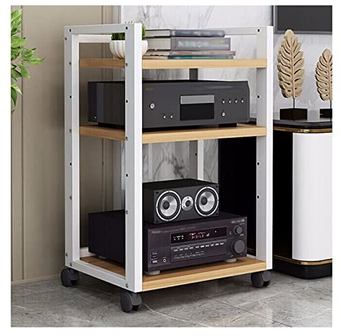 Computerturmständer, CPU-Ständerwagen Zentralprozessor Stand 3-Layer-Desktop-Bodenständer-Drucker-Speicher-Rack-Büro-Seitenschreibtisch-Stand-PC-Stand-Desktop-Stand Passend für die meisten PC-Tower-St