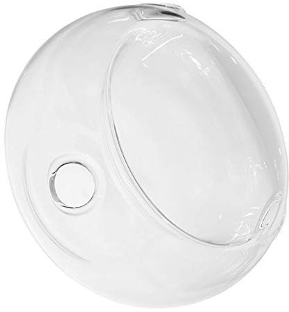 Kichvoe 1pieza Transparente Ensaladera De Vidrio para Frutas y Verduras para Eventos y Uso Diario Elegante y Funcional