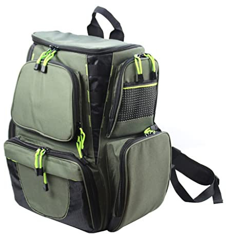 Angeltasche Rucksack Wasserdicht Angelköder Rollentasche Große Kapazität Angelausrüstung Aufbewahrungstasche Angelausrüstung Box (Color : A, Size