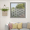 Kiwistar UG Glasdekorfolie - 50 cm lang - Ornament des Lebens Fensterfolie Sichtschutzfolie Milchglas selbstklebend für Bad Dusche Badfenster Blickdicht Büro Terasse Klebefolie