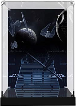 ALiquid Acryl Vitrine für Lego Darth Vader Helm 75304, 3MM Acryl Schaukasten für Lego 75304 (NICHT Enthalten Klemmbausteine Set)