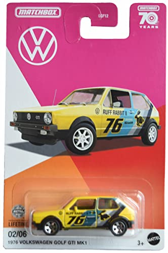 Matchbox 1976 Volkswagen Golf GTI MK1 Gelb [Ruff Rabbit II] 2/6